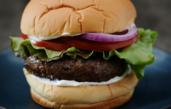 Perfect grass-fed beef burgers
