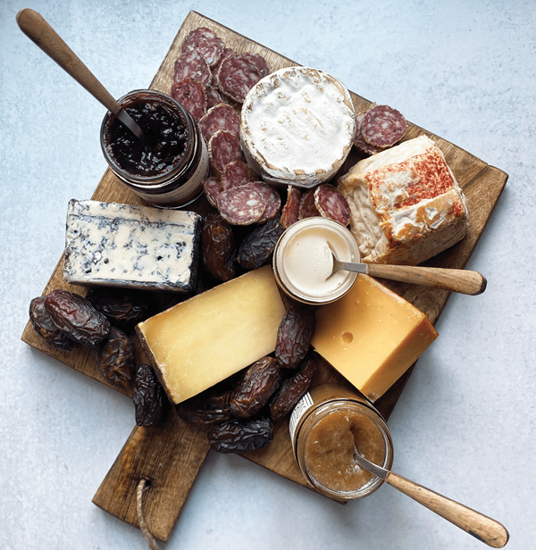Perfect harmony cheese plate