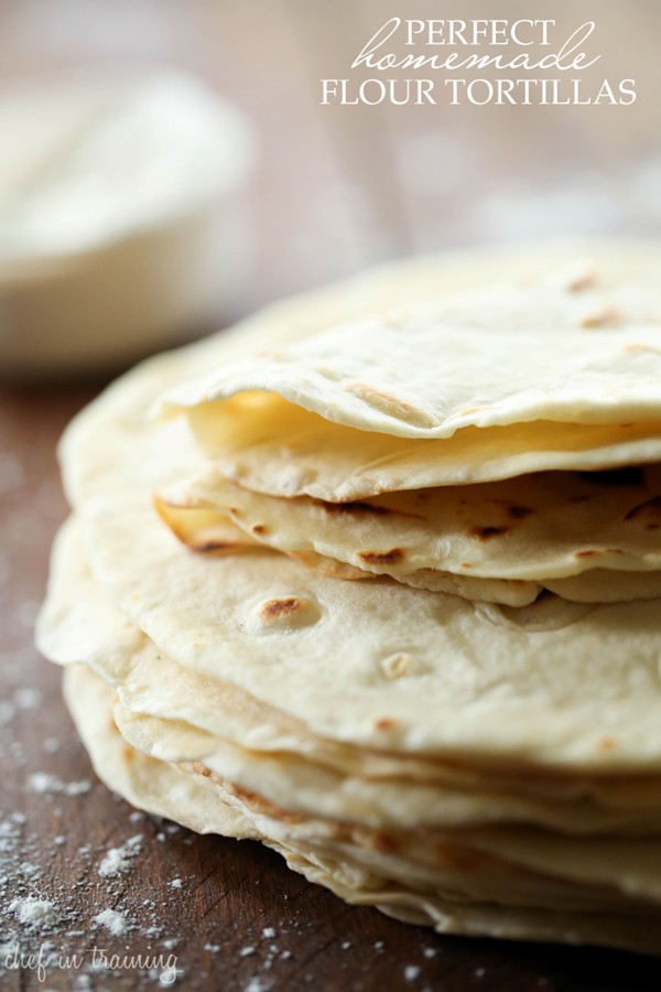 Perfect homemade flour tortillas