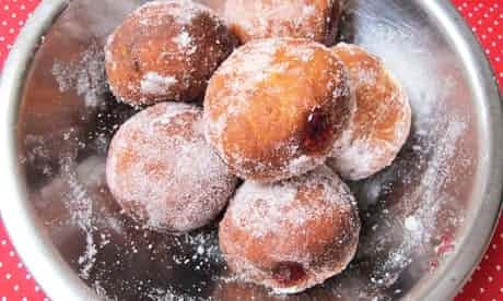 Perfect jam doughnuts