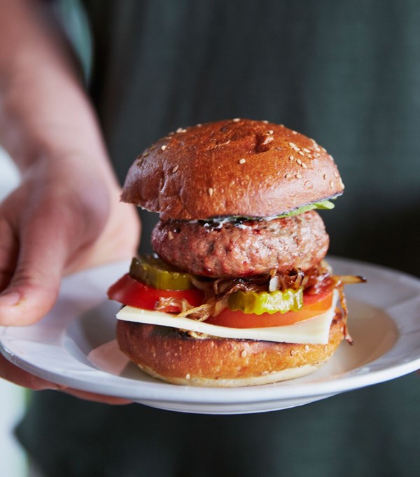 Perfect juicy turkey burgers