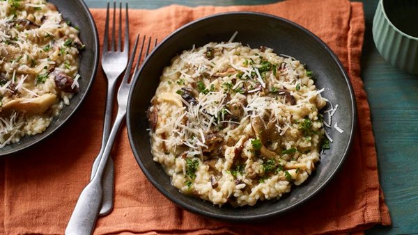 Perfect mushroom risotto 