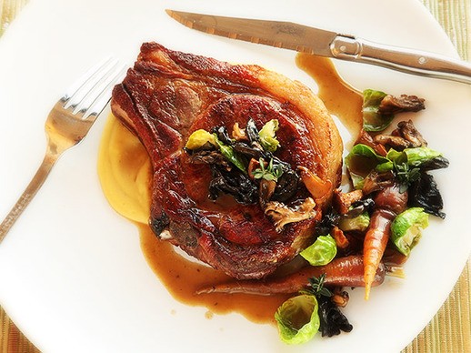 Perfect pan seared pork chops