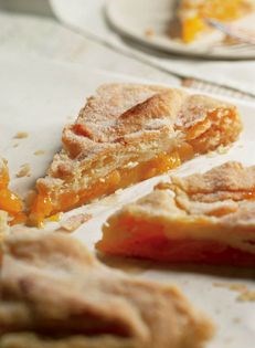 Perfect peach galette