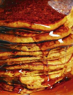 Perfect pumpkin pancakes