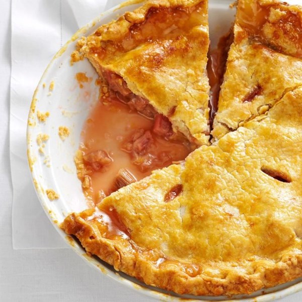 Perfect rhubarb pie