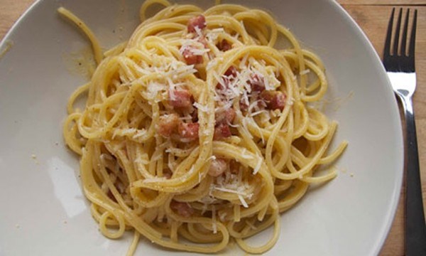 Perfect spaghetti carbonara