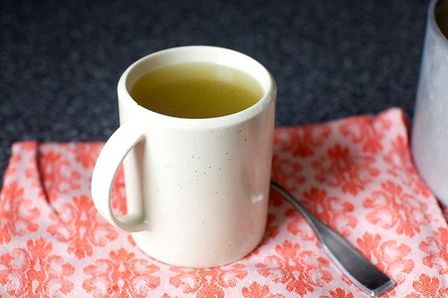 Perfect, uncluttered chicken stock
