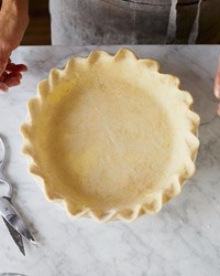 Perfectly flaky yogurt-butter pie dough