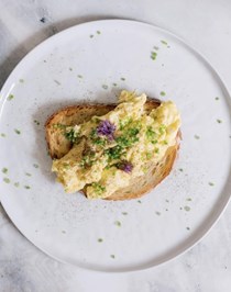 Perfectly scrambled eggs