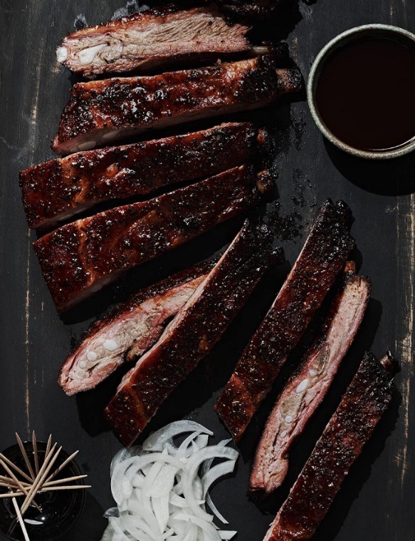 Perfectly smoked spareribs