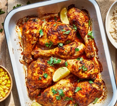 Peri-peri chicken traybake