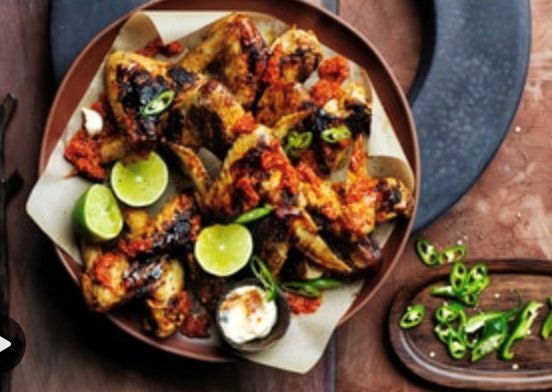 Peri peri chicken wings