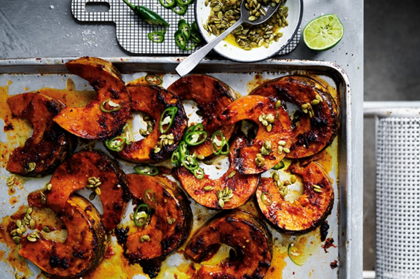 Peri peri roast pumpkin