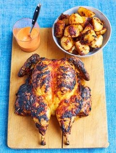 Peri-peri spatchcock chicken