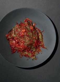 Perilla kimchi (Kketnip kimchi)