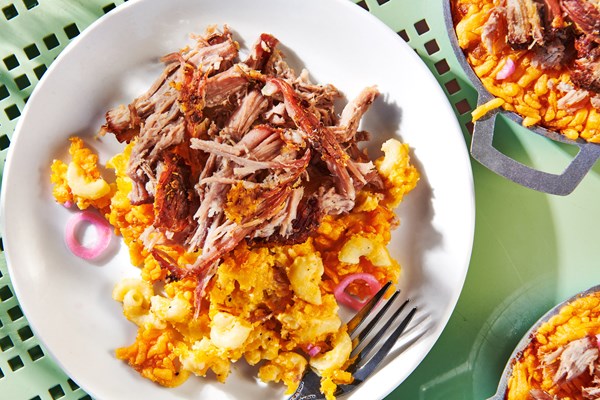 Pernil mac and cheese