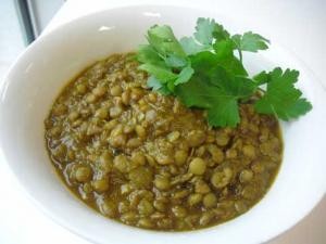 Persian "adassi" lentil stew
