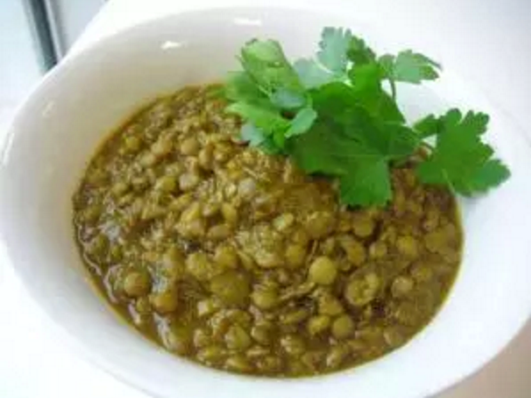 Persian "adassi" lentil stew