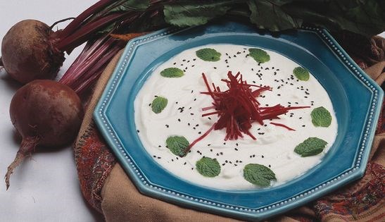 Persian beet borani