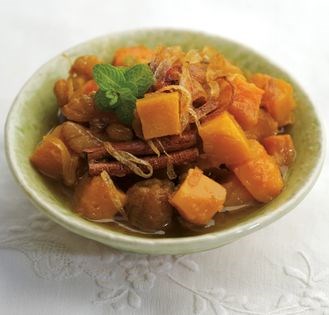 Persian butternut squash braise