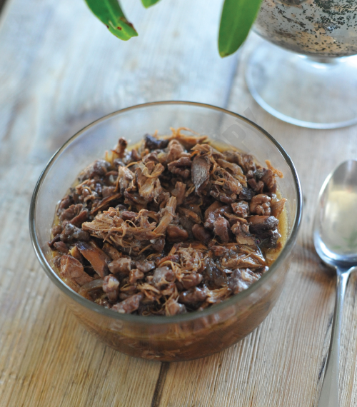 Persian chicken with pomegranate & walnut (Fesenjan)