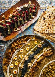 Persian eggplant dip (Kashke bademjan) [Aisan Hoss / Mehdi Parnia, Oyna Natural Foods]