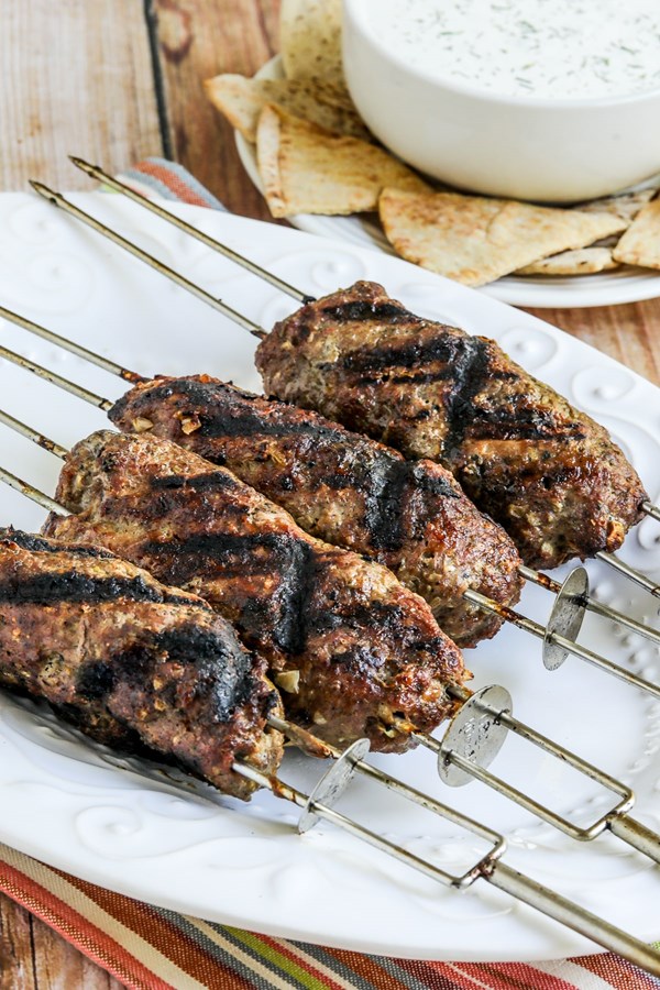 Persian ground beef kabobs (Kabob koobideh)