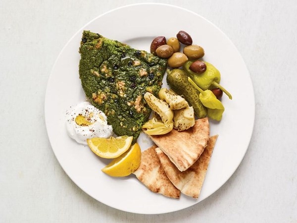 Persian herb frittata (Kuku sabzi)