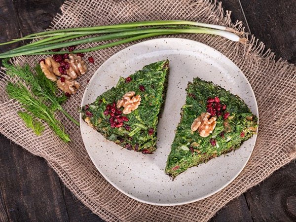 Persian herb frittata (Kuku sabzi)