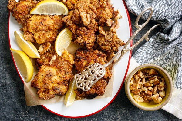 Persian-inspired fried chicken