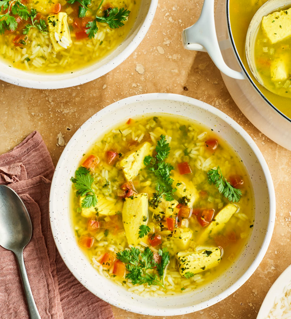 Persian lime-poached seafood stew over herbed basmati rice
