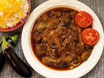 Persian meat and eggplant stew (Khoresh-é-bādemjan)
