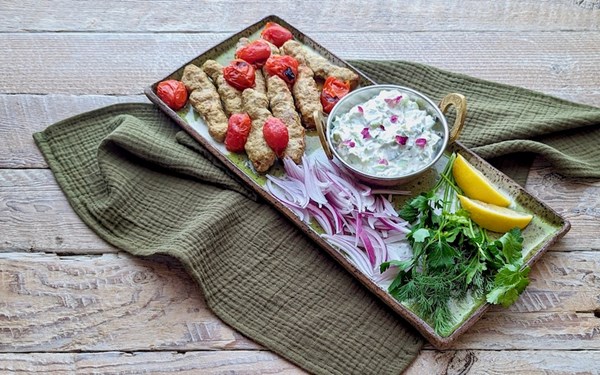 Persian minced tuna kebabs