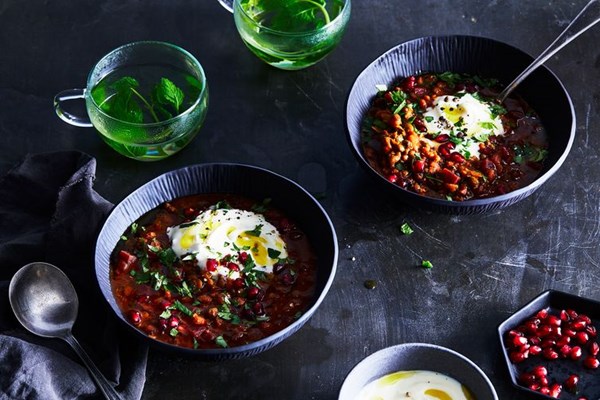 Persian pomegranate soup
