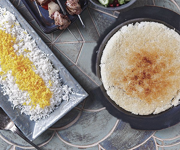 Persian saffron rice