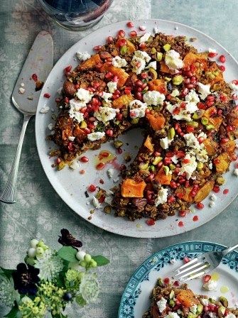 Persian squash & pistachio roast
