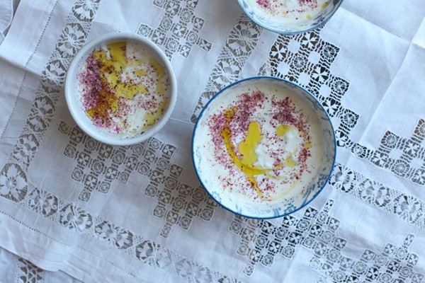 Persian-style cucumber dip (Mast-o-khiar)