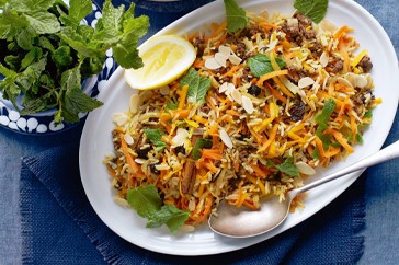 Persian-style lamb pilaf