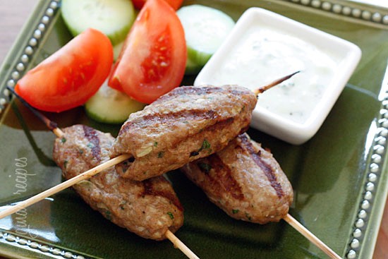 Persian turkey kofta kebabs