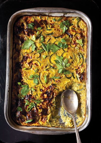 Persian zucchini frittata (Kuku kadoo)