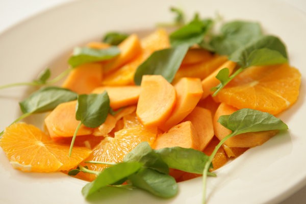 Persimmon and orange salad