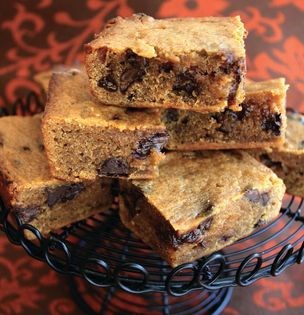 Persimmon blondies