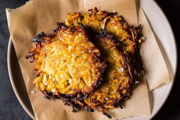 Persimmon latkes