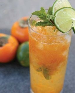Persimmon mojito