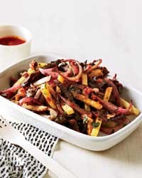 Peruvian steak and potato stir-fry