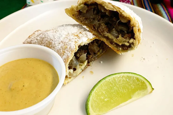 Peruvian-style giant empanada (Empanadazo)