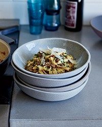 Peruvian-style pasta Bolognese