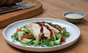Peruvian summer roast chicken salad