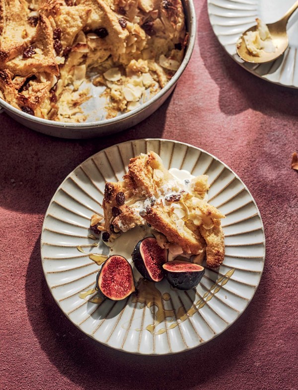 Peshawari bread and butter pudding